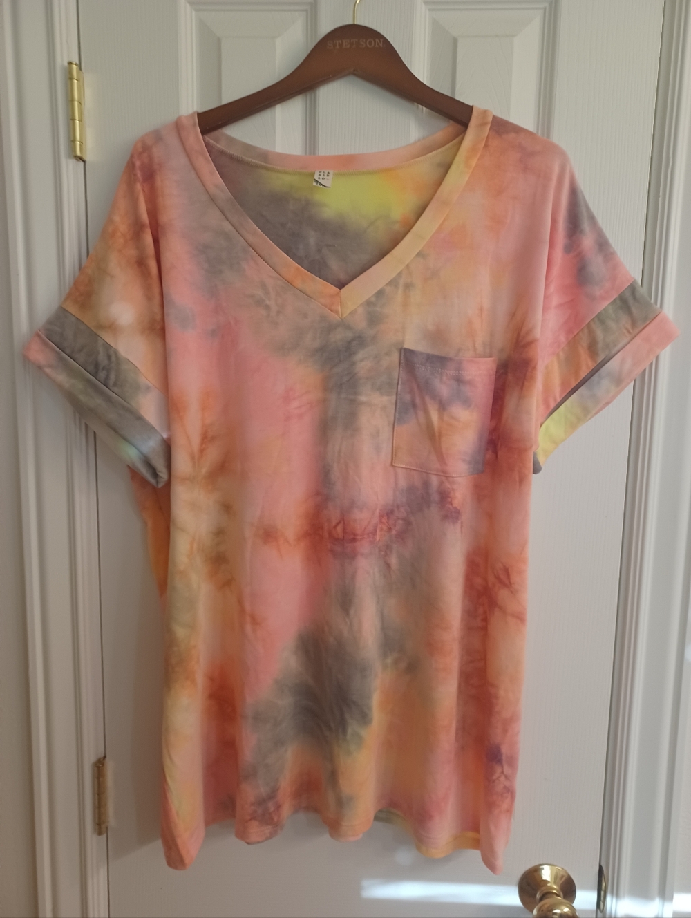 Tie-Dye V-Neck Tee